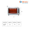 Bajaj Majesty 2800 TMCSS 28-Litre Oven Toaster Grill (Silver)