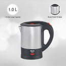 Inalsa Electric Kettle Select-1350W with 1 Litre Capacity, (Silver)