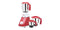 Bajaj Ruby 500-Watt Mixer Grinder with 3 Jars (White/Red)