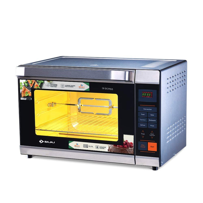 Bajaj Majesty 50 DCRSS 50 Litres Oven Toaster Grill (SS/Black)