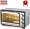 Inalsa Oven Masterchef 24RSS OTG (24L)-1600W with Motorised Rotisserie & Temperature Selection|6 Stage Heat Selection |Stainless-Steel Finish,(Silver)