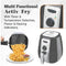 Inalsa Activ 4.2 Liters 1400W Air Fryer With Smart Rapid Air Technology, White