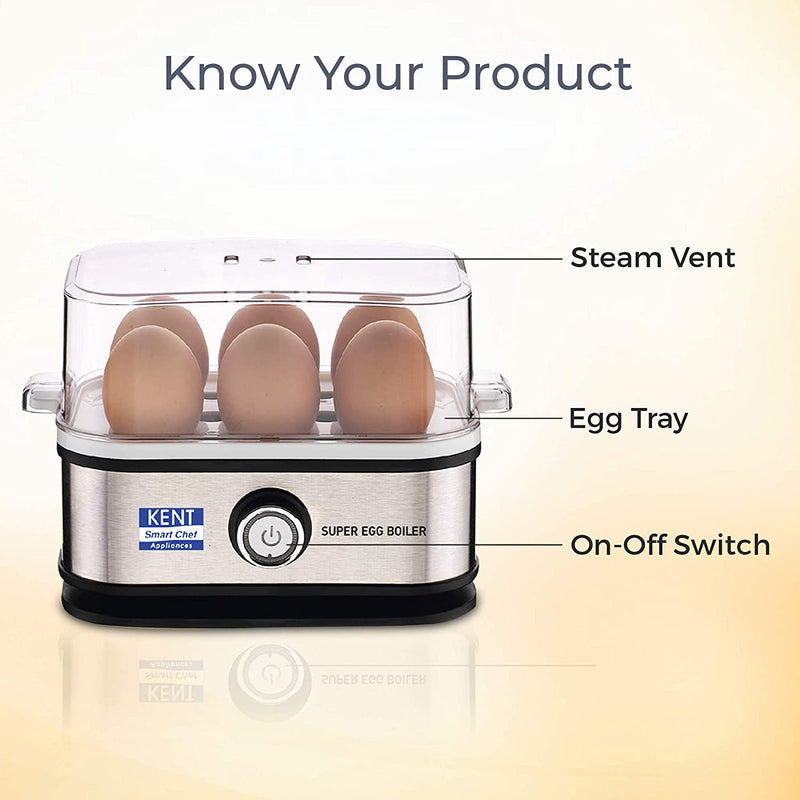 Kent Super Egg Boiler (16069), 400 W, Silver