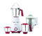 Bajaj GX 4701 800 Watts Mixer Grinder with 4 Jars (White & Red)