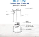 Kent Touchless Foaming Soap Dispenser, 12014, 1.5 W, White