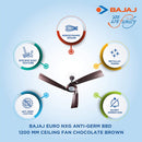 Bajaj Euro NXG Anti-Germ BBD 1200 mm Ceiling Fan (Chocolate Brown)