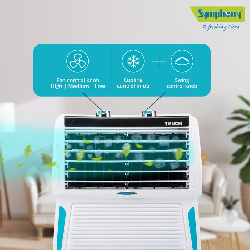 Symphony Touch 20 Personal Room Air Cooler 20-litres