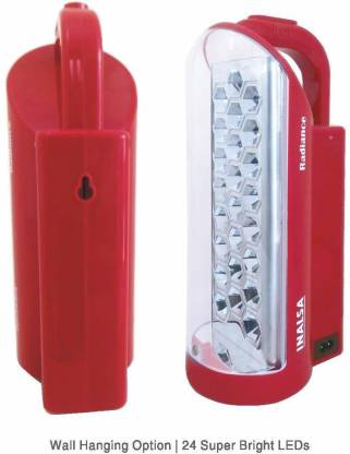 Inalsa RADIANCE Lantern Emergency Light  (Red)